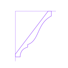 Buildings Mouldings Trim Crown Fillet Editable Svg Line Art, Free Vectors File